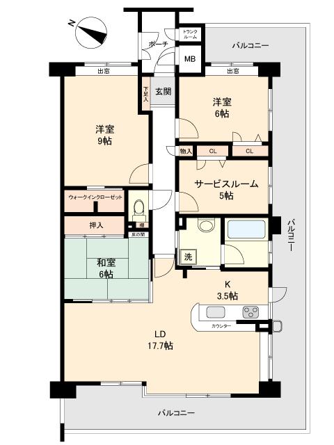 ヴェルディ三滝邸ビューコート