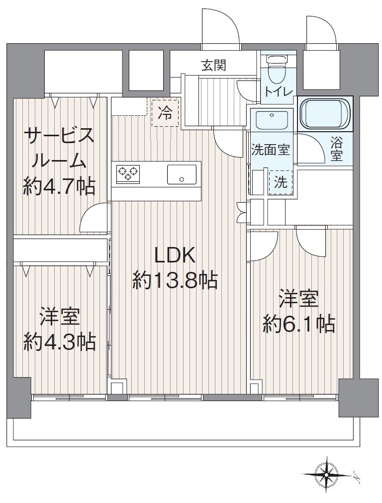 竹の塚マンション