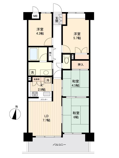 朝日プラザシティ南大和イーストウイングＡ棟