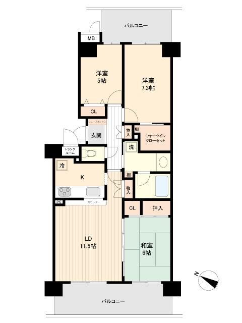 アクアフォレスタ・ルネ稲毛フォレスタ棟