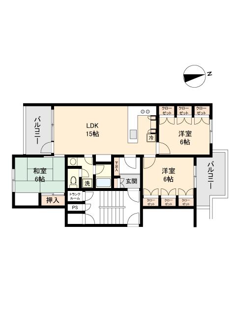 サンライフ小郡コートビレッジマンションＫ棟