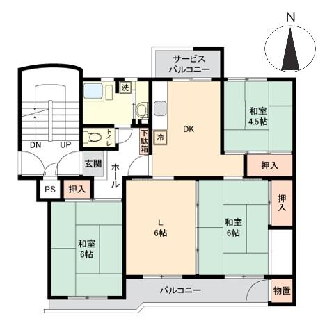 鎌ケ谷グリーンハイツ４０号棟