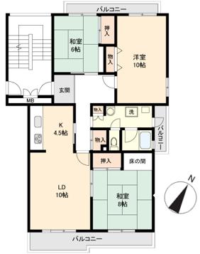 東鷲宮ニュータウン公園通り３ー３号棟