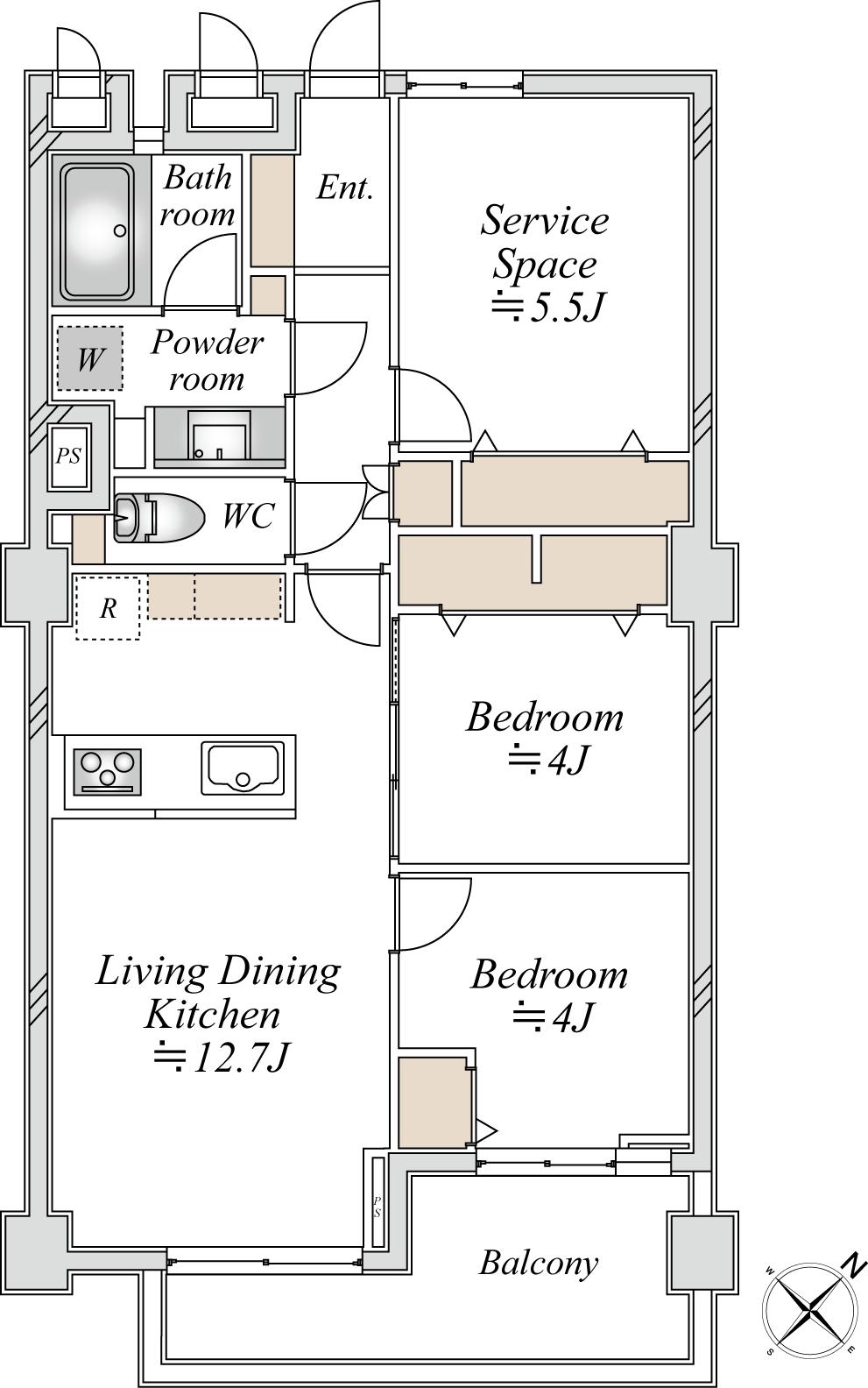 南砂住宅８号棟