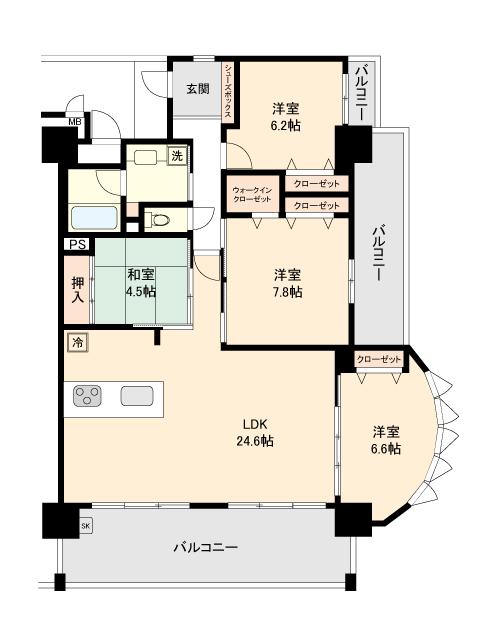 アビタシオン沖浜ラディアンス