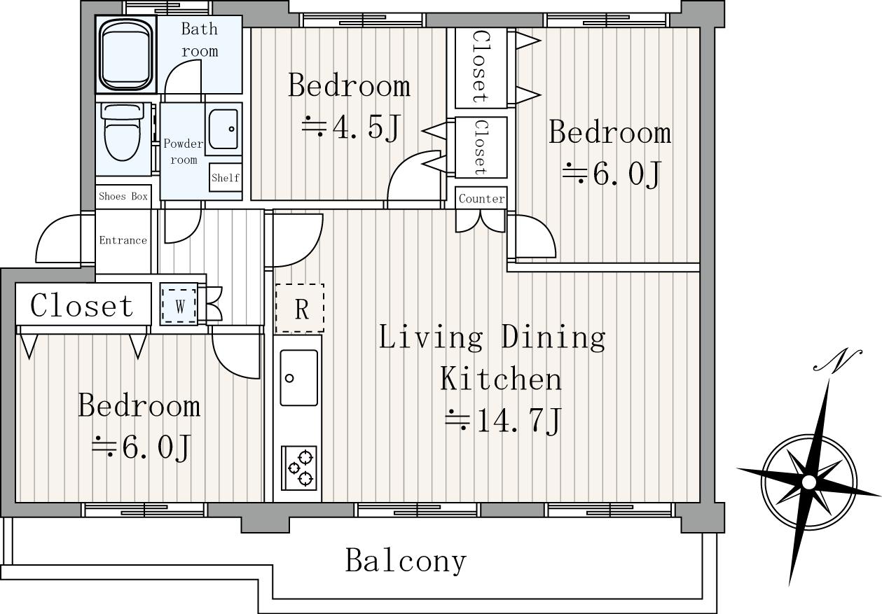 西けやき台団地第９号棟