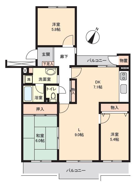 西所沢椿峰ニュータウン１０４街区１号棟