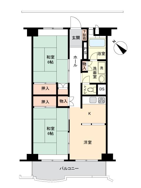 港楽ハイツ１号館