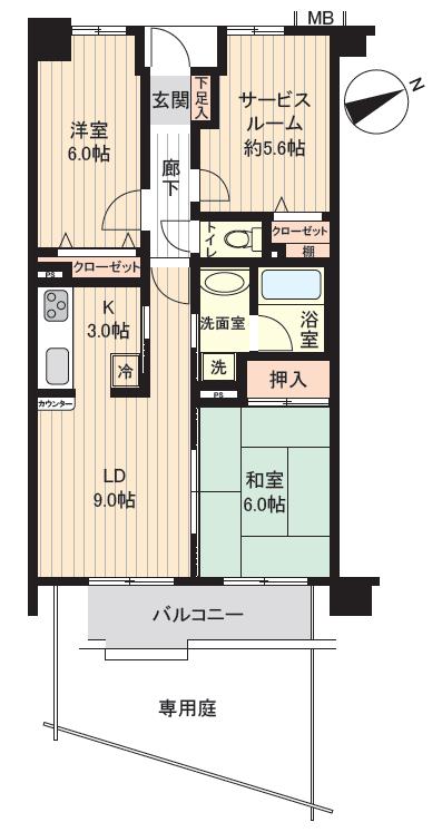 レーベンハイム川口元郷サザンテラス