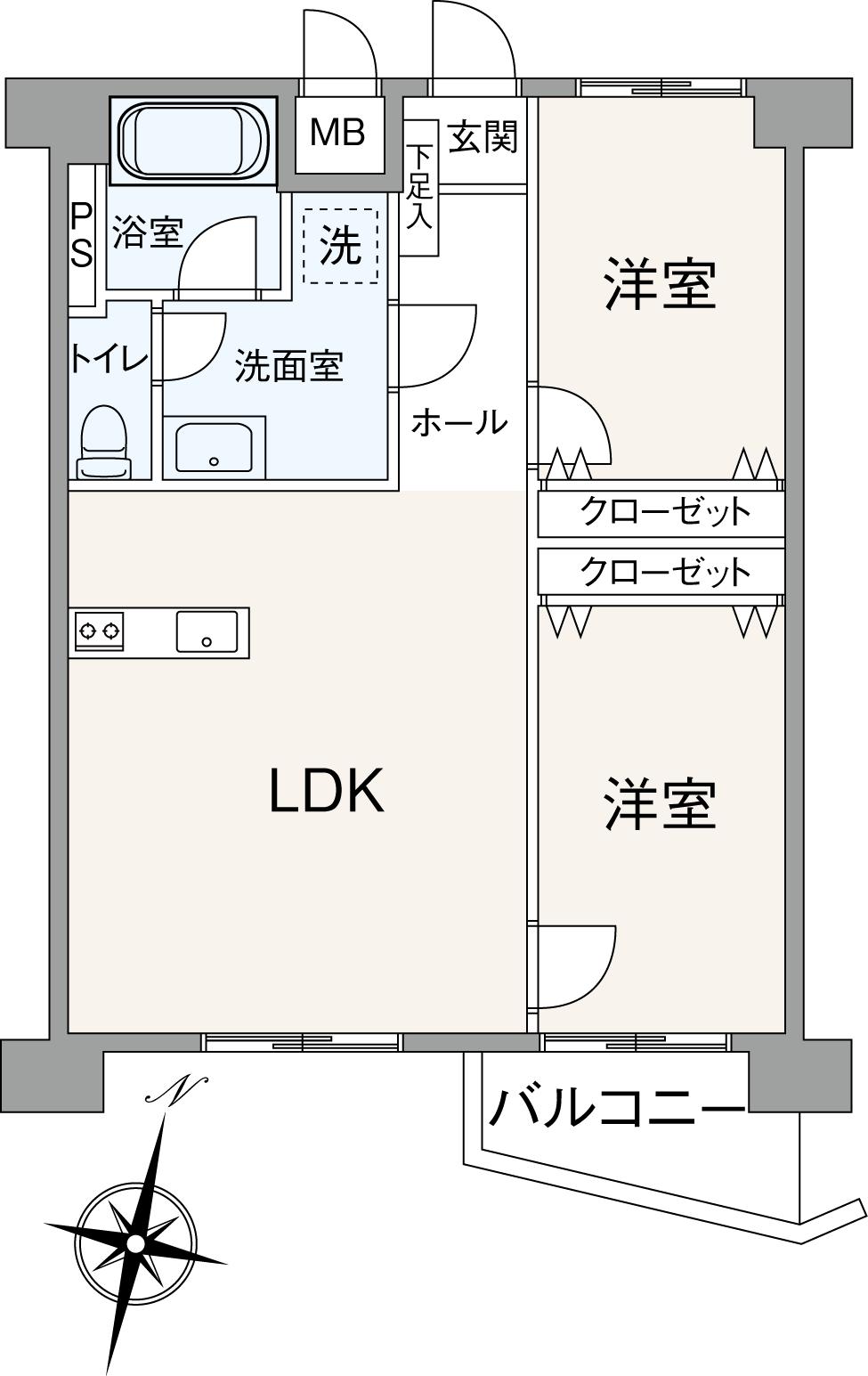 江田ビレジＢ棟