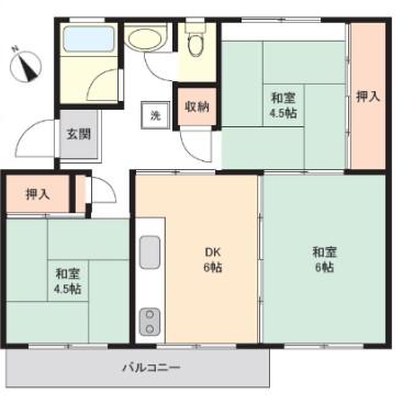 加茂川団地６号棟