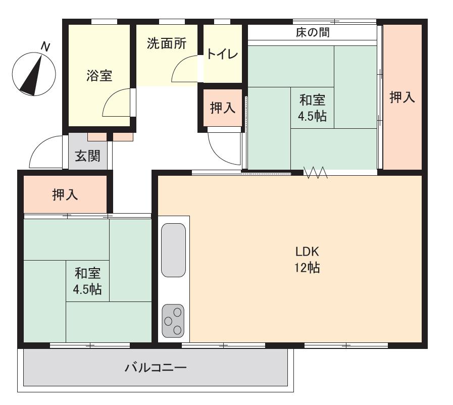 中登美第二団地Ｂ７号棟
