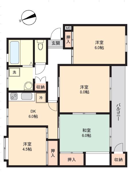 大宮七里グリーンハイツ２号棟