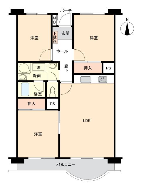 富吉グリーンハイツ２号棟