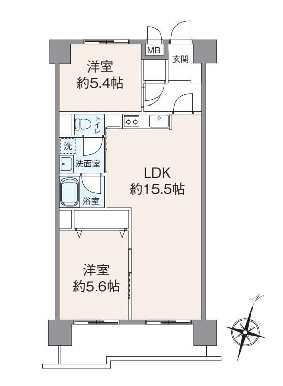 検見川ハイム２号棟