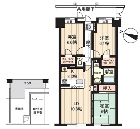 グランシャルム土浦レイクサイド