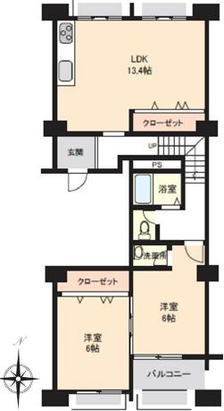 中津リバーサイドコーポＤ棟