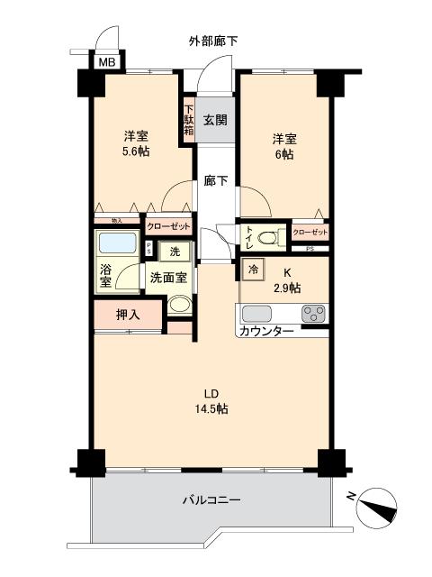 コスモヒルズ新家２番館
