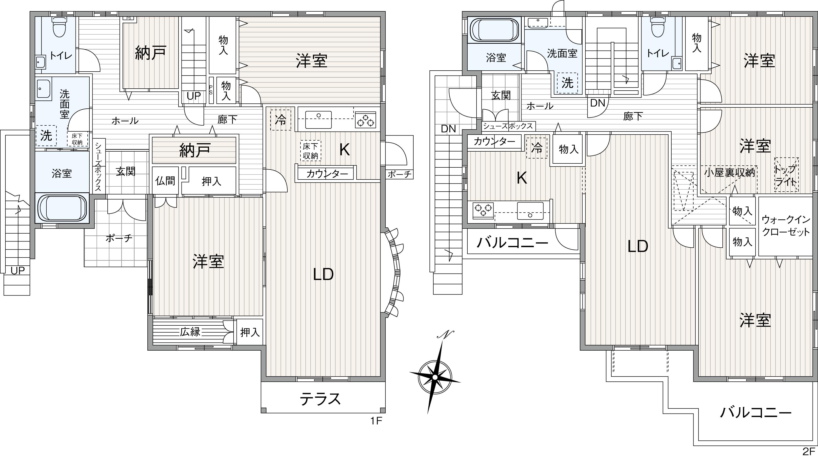 越谷市東越谷７丁目 ２世帯中古戸建