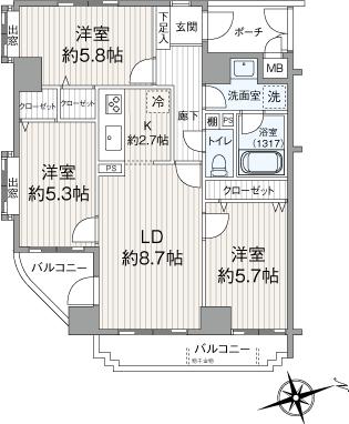 サンライズマンション中神