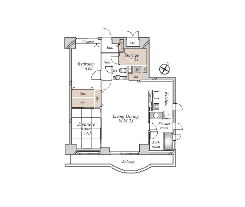 チッタ・ナポリＧ棟