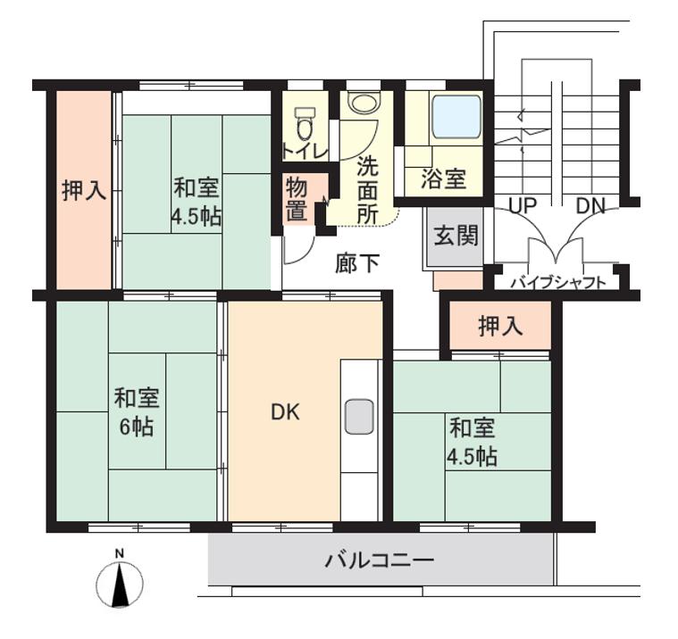 高洲第１団地２-５-７号棟