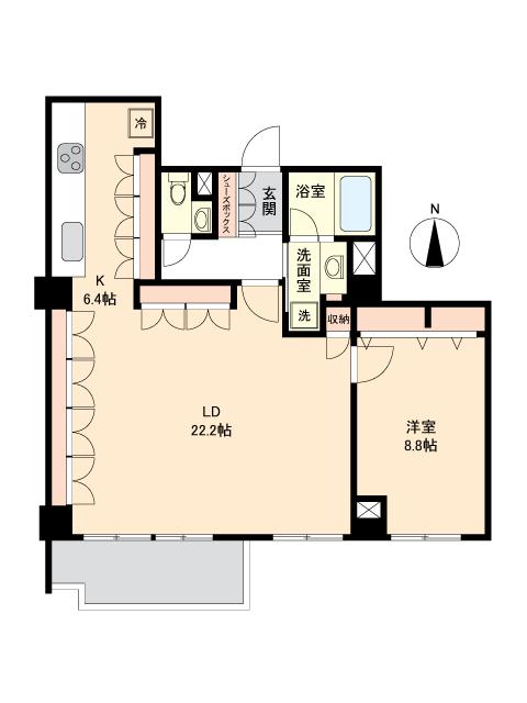 広尾ガーデンヒルズ・ノースヒルＮ・Ｏ棟